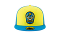 59FIFTY Sacramento Dorados Theme Night Fitted Hat Yellow and Sky Blue / Sky Blue - Brim NE719