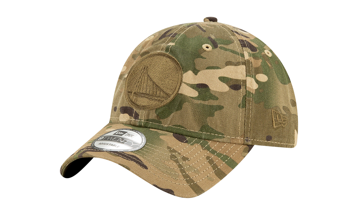 9TWENTY Golden State Warriors Crew Class Camo Adjustable Hat Camo NE1164