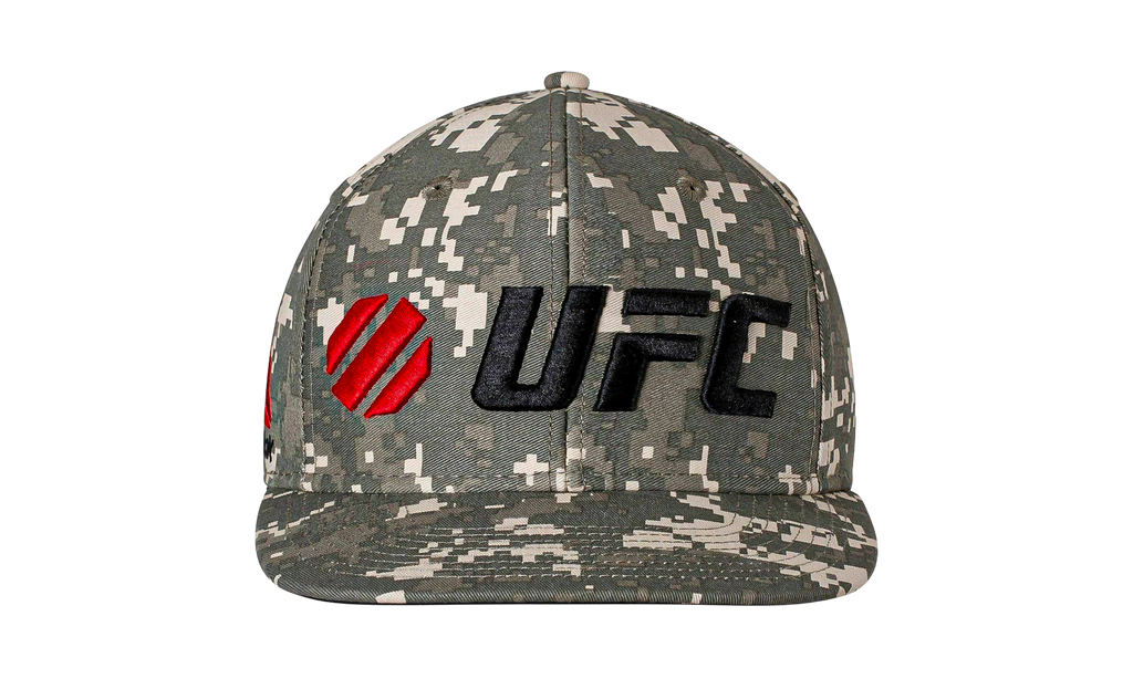 UFC Digital Camo Flat Brim Snapback Hat Camo VT85Z CAM UUFC
