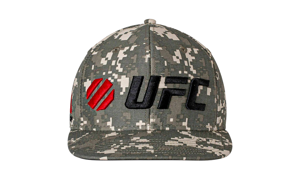 UFC Digital Camo Flat Brim Snapback Hat Camo VT85Z CAM UUFC