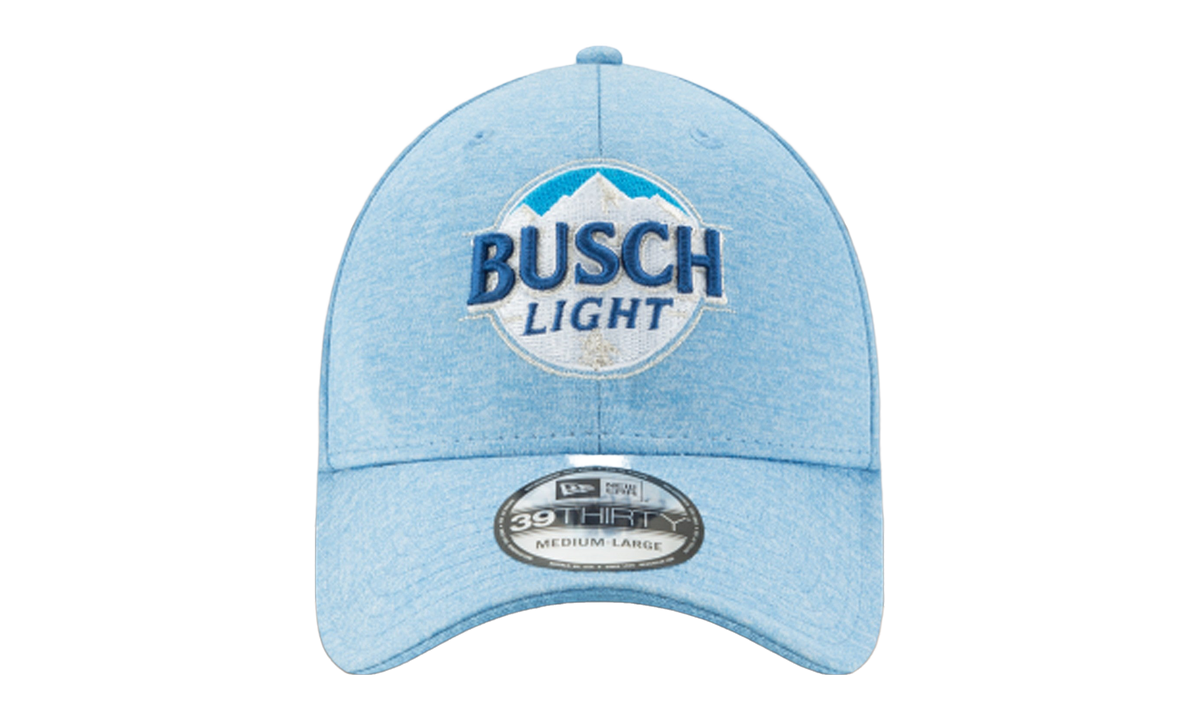 39THIRTY Busch Light NASCAR Kevin Harvick Flex Fit Hat Light Blue NE611