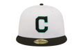 59FIFTY Cleveland Guardians Authentic Fitted Hat White / Black - Visor NE796