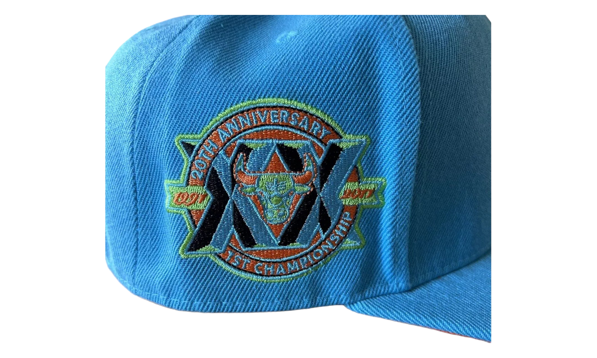 NBA Hardwood Classics Mystery Van Fitted Cap Chicago Bulls - Blue 6HSFSH21338 CBUBLUE