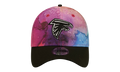 39THIRTY Atlanta Falcons Crucial Catch Flex Fit Hat Multicolor Watercolor Design Crown / Black Visor NE840