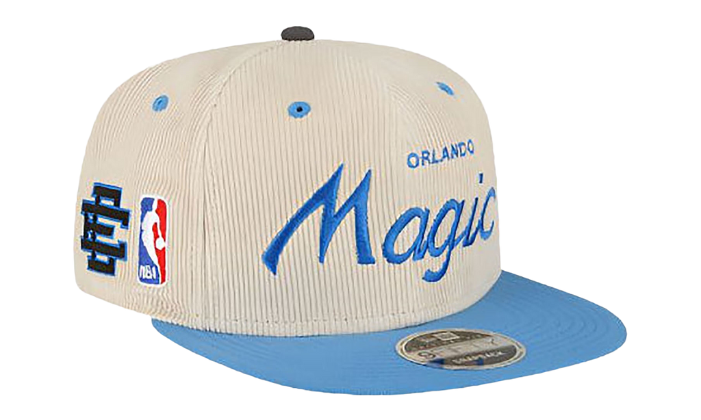 9FIFTY NBA ORLANDO MAGIC SNAPBACK HAT ERIC EMANUEL - Cream/ Blue EE437