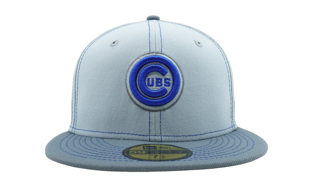 59FIFTY Chicago Cubs Gray Pop Fitted Hat Gray NE885