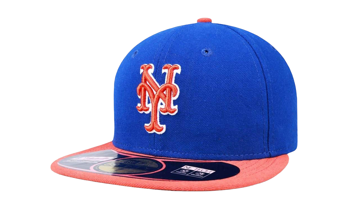 59FIFTY New York Mets Authentic Collection Fitted Hat Royal Blue / Orange - Brim NE933