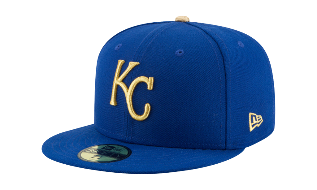 59FIFTY Kansas City Royals Authentic Fitted Hat Blue NE953