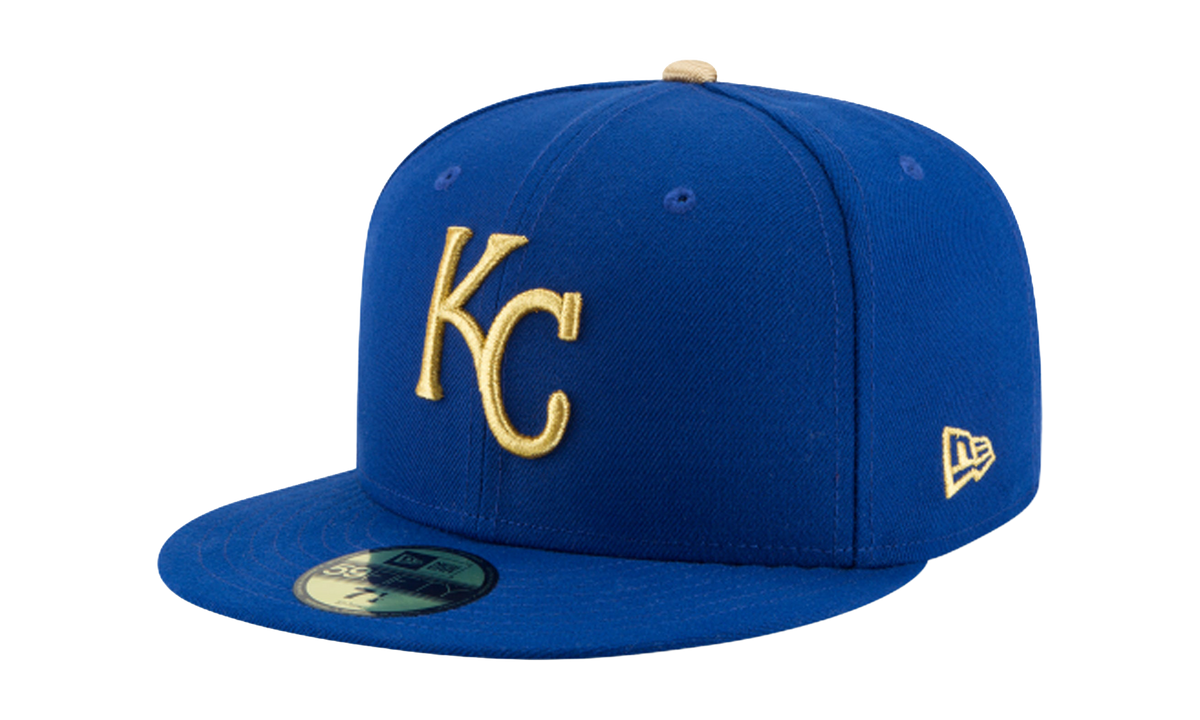 59FIFTY Kansas City Royals Authentic Fitted Hat Blue NE953