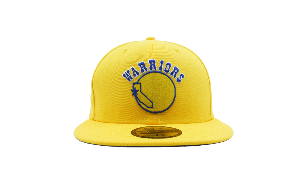 59FIFTY Golden State Warriors Classics Night Hardwood Fitted Hat Yellow NE706