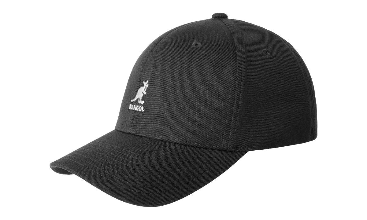 Wool Flexfit Baseball Cap Black 8650BC BK001