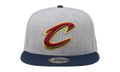 9FIFTY Cleveland Cavaliers 2Tone Snapback Hat Grey / Navy - Brim NE985