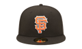 59FIFTY San Francisco Giants 20010 World Series Cloud Under Fitted Hat Black / Sky Blue Cloud - Under Brim NE812