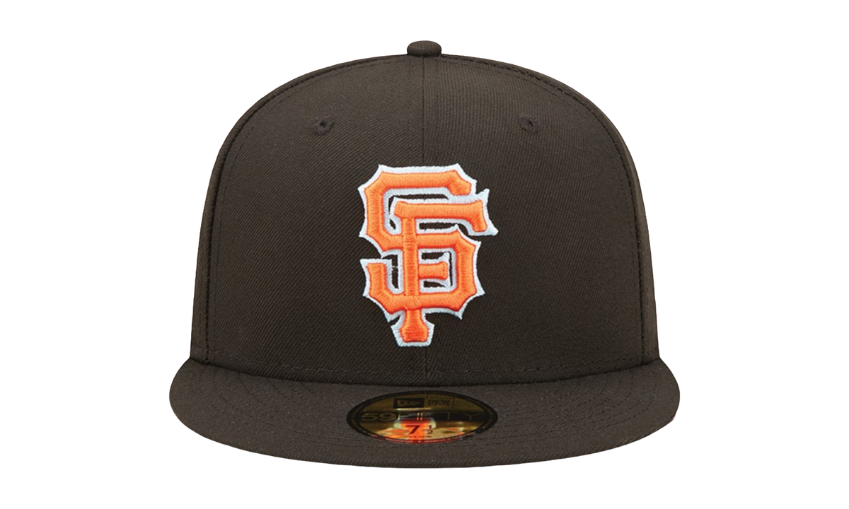 59FIFTY San Francisco Giants 20010 World Series Cloud Under Fitted Hat Black / Sky Blue Cloud - Under Brim NE812